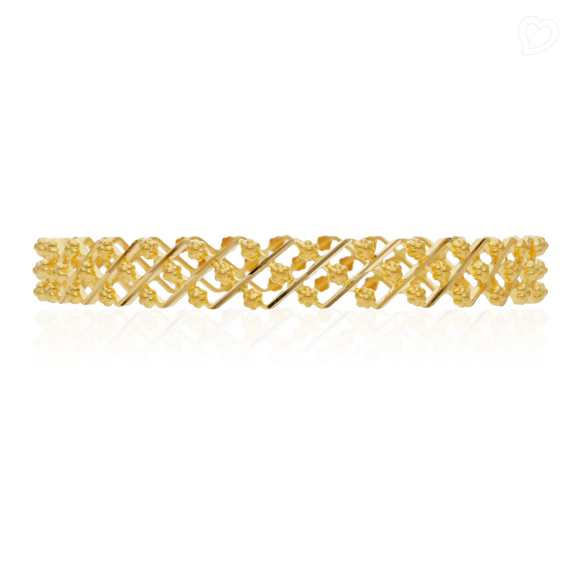 Subtle Motif Classic Bangle