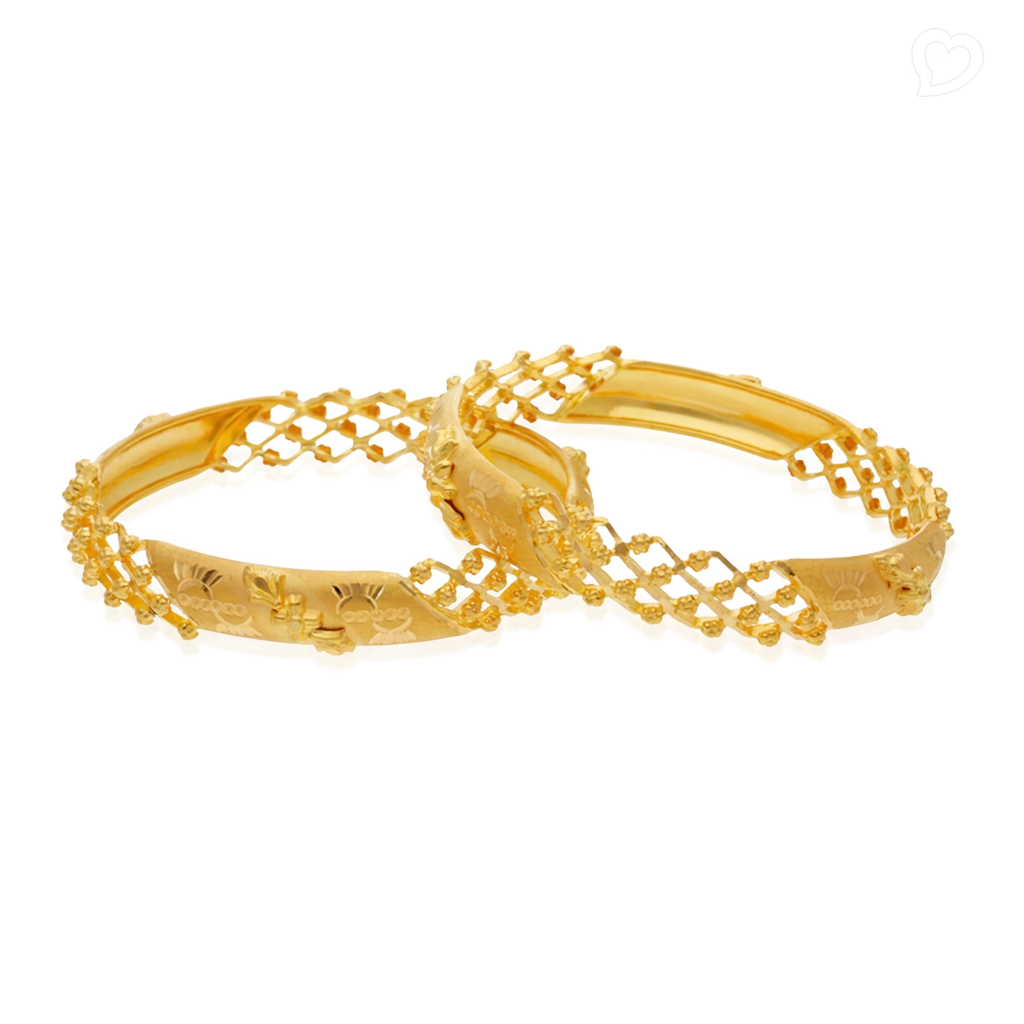 Dual Tone Partywear Bangle